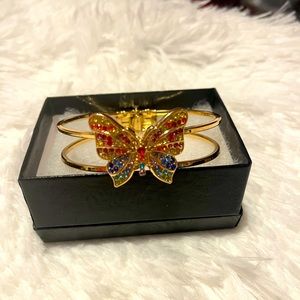 Butterfly bracelet in gold color